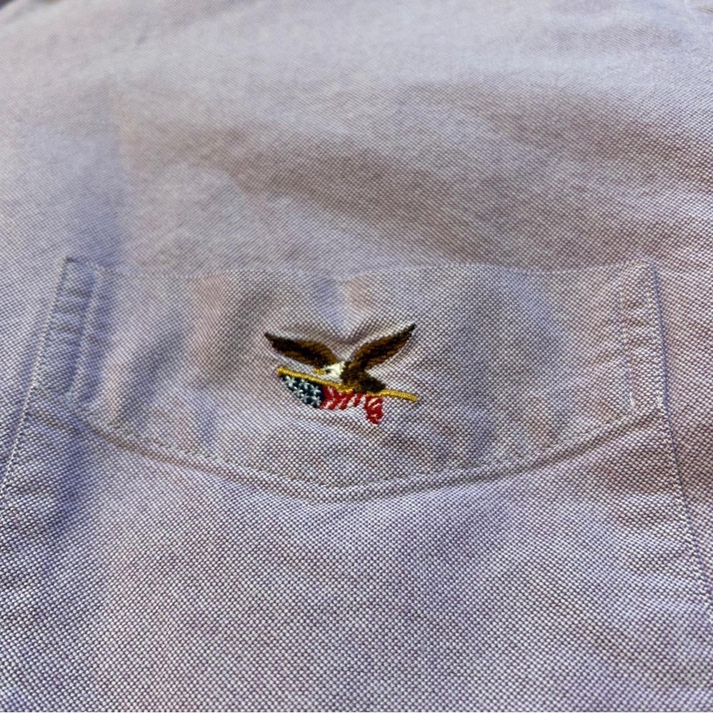 American Living Purple Casual Button Down Shirt - Picture 3 of 12